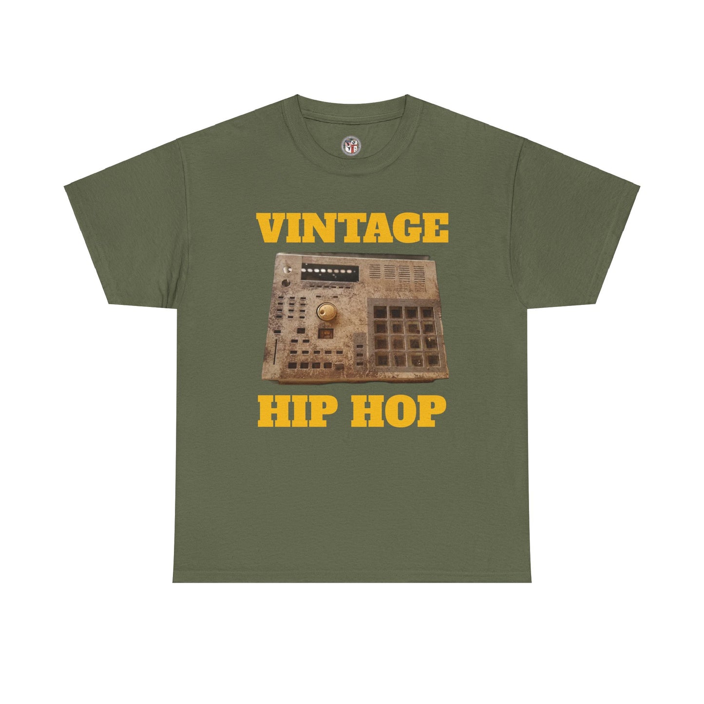 Vintage Hip Hop Beat Machine T-Shirt Unisex Heavy Cotton Tee