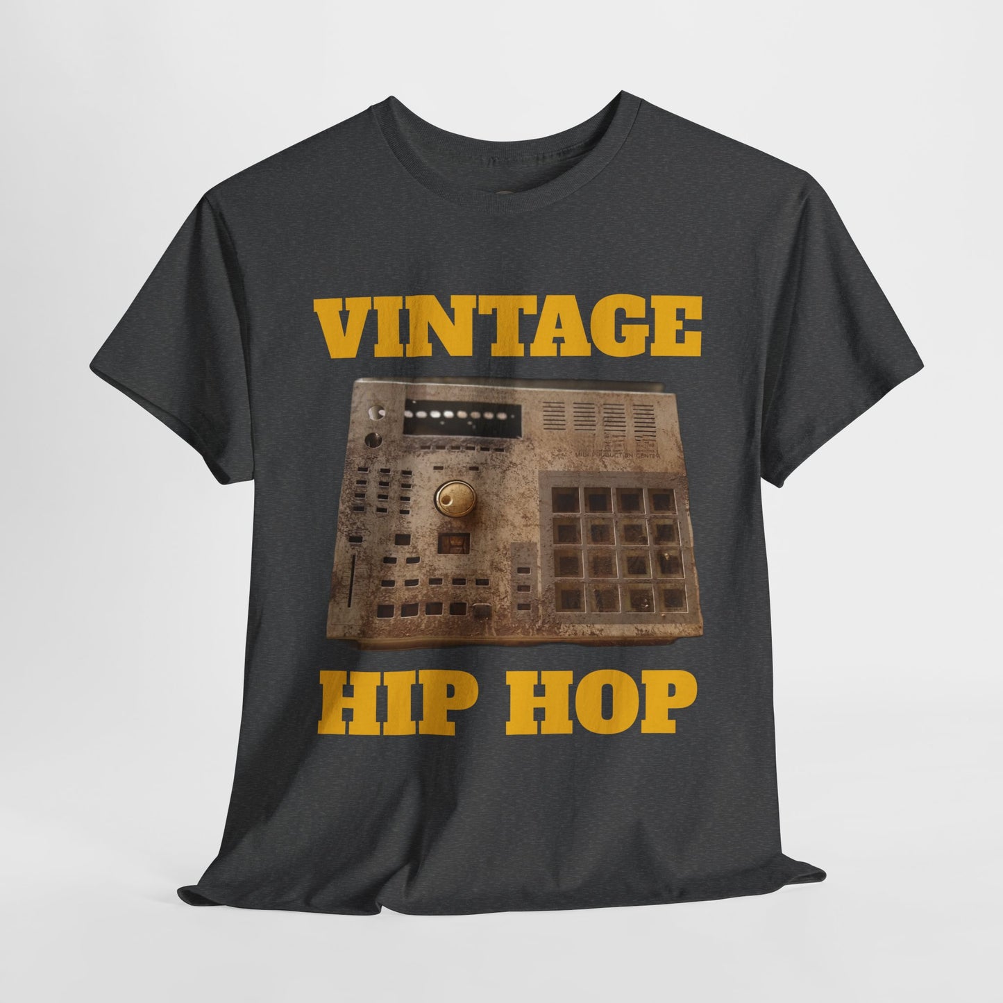 Vintage Hip Hop Beat Machine T-Shirt Unisex Heavy Cotton Tee