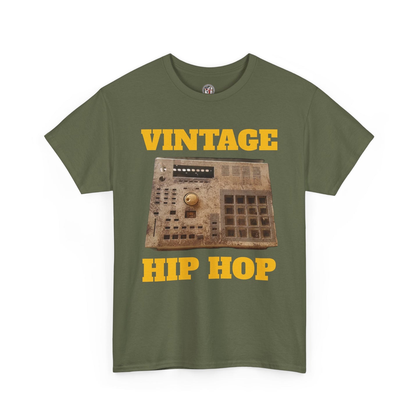 Vintage Hip Hop Beat Machine T-Shirt Unisex Heavy Cotton Tee