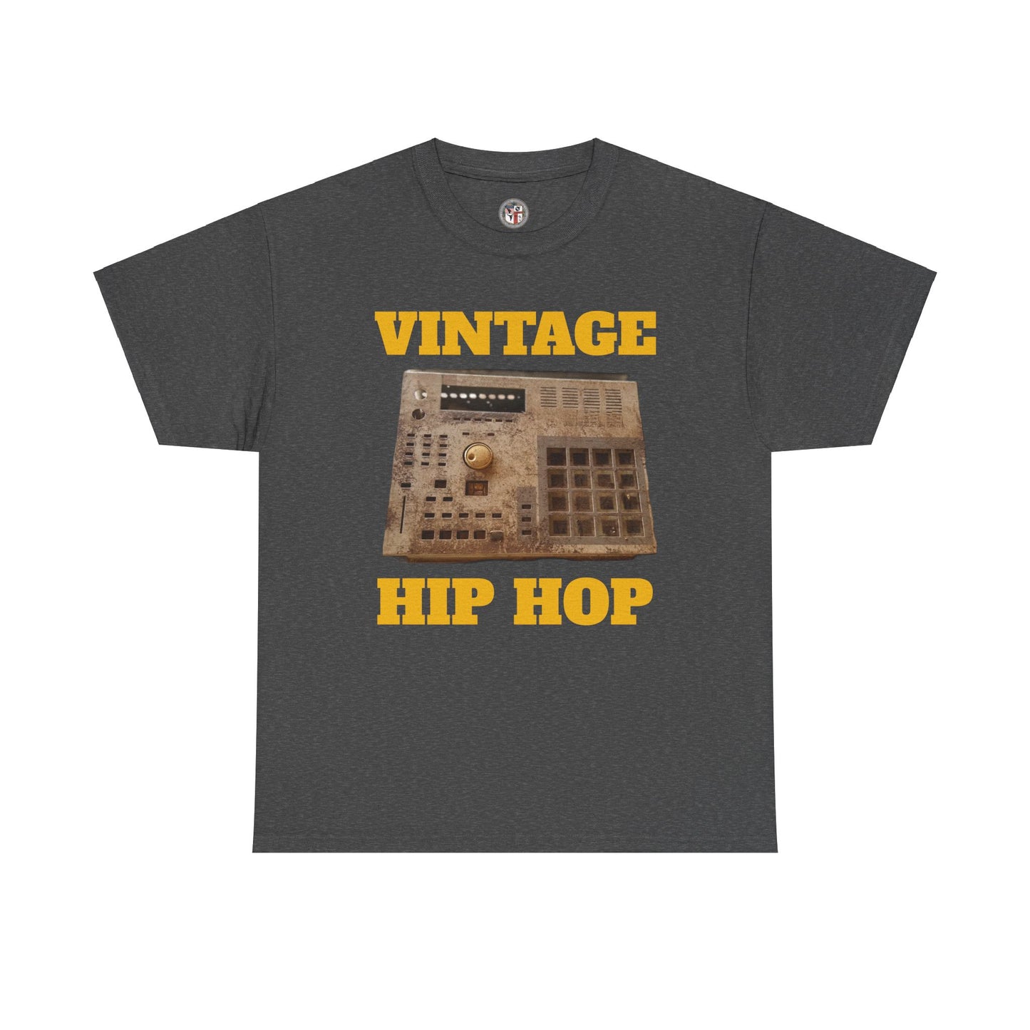 Vintage Hip Hop Beat Machine T-Shirt Unisex Heavy Cotton Tee