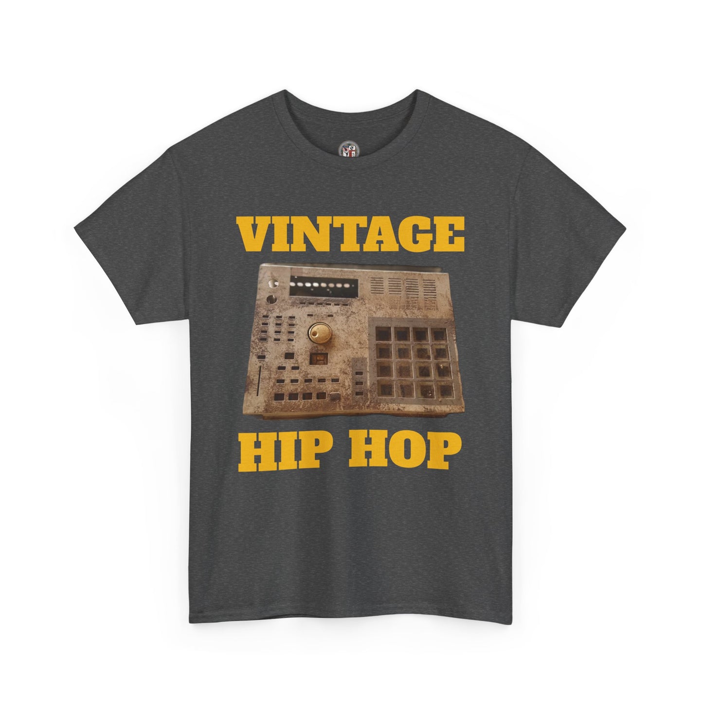 Vintage Hip Hop Beat Machine T-Shirt Unisex Heavy Cotton Tee