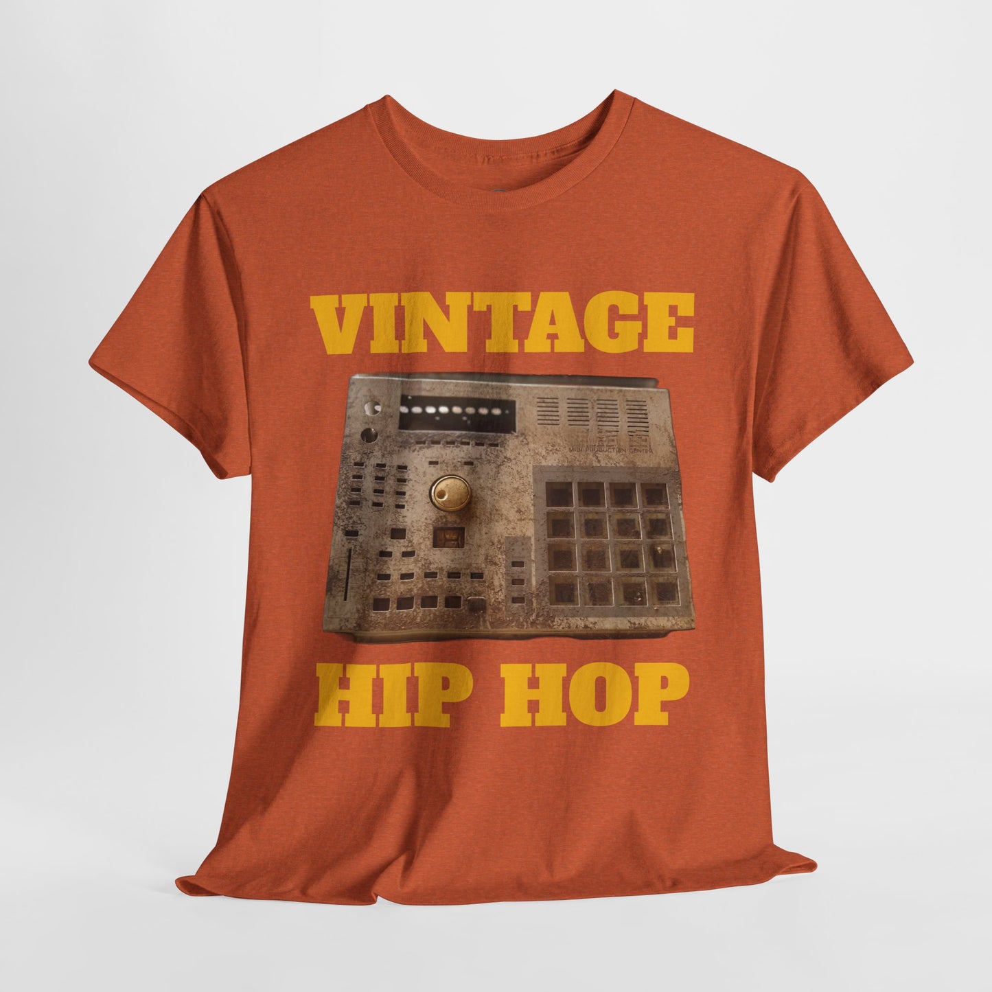 Vintage Hip Hop Beat Machine T-Shirt Unisex Heavy Cotton Tee