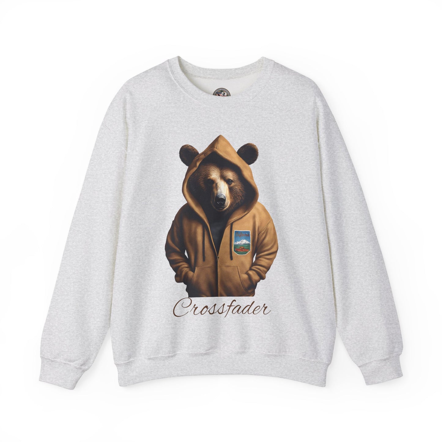 Crossfader California Bear Sweatshirt Unisex Heavy Blend™ Crewneck Sweatshirt