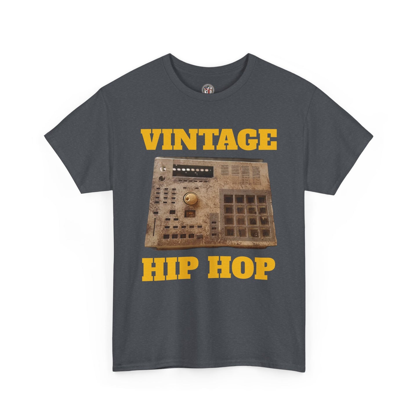 Vintage Hip Hop Beat Machine T-Shirt Unisex Heavy Cotton Tee