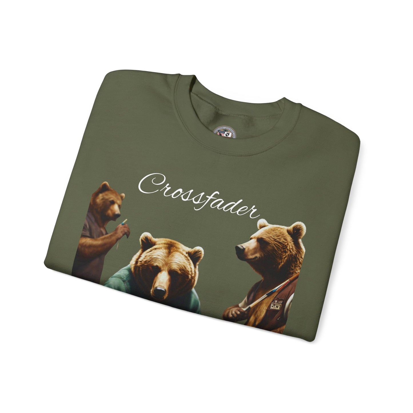 California Bears Playing Pool Unisex Heavy Blend™ Crewneck Sweatshirt