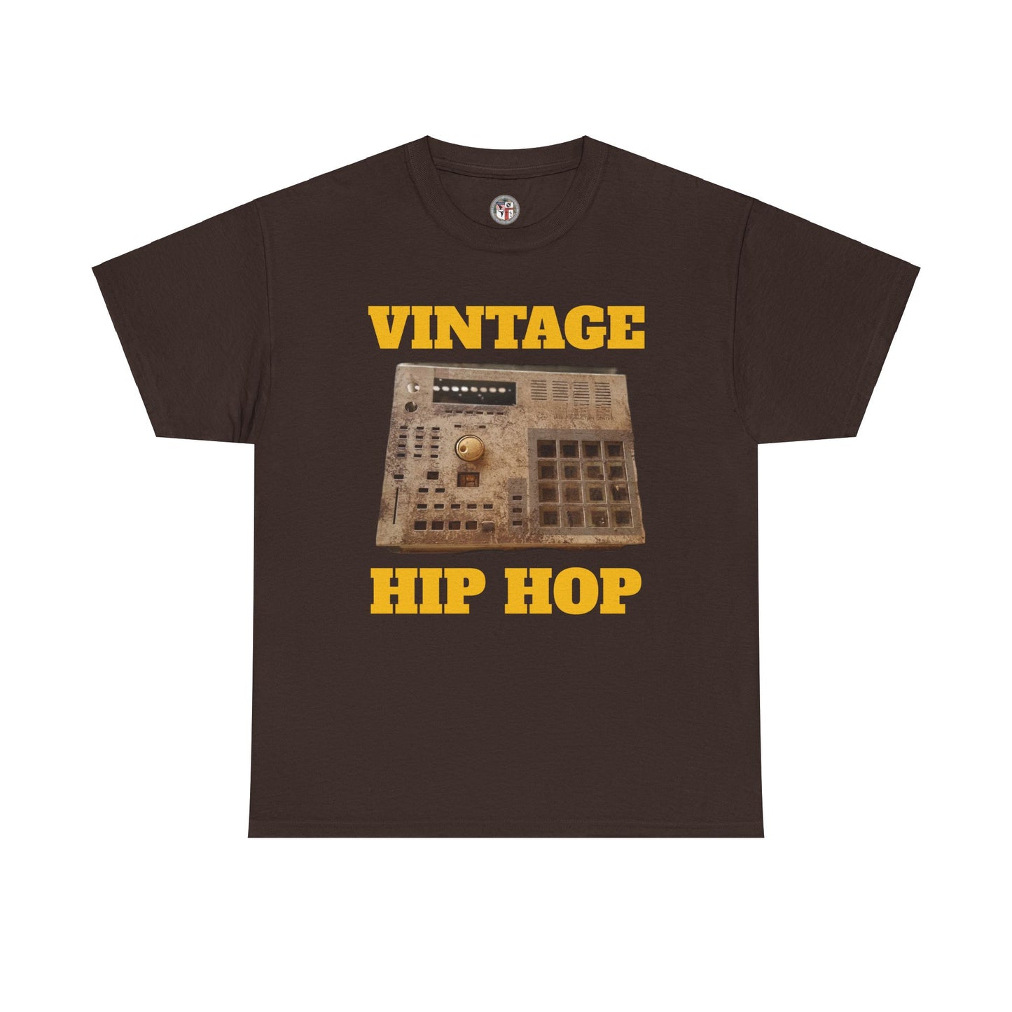 Vintage Hip Hop Beat Machine T-Shirt Unisex Heavy Cotton Tee