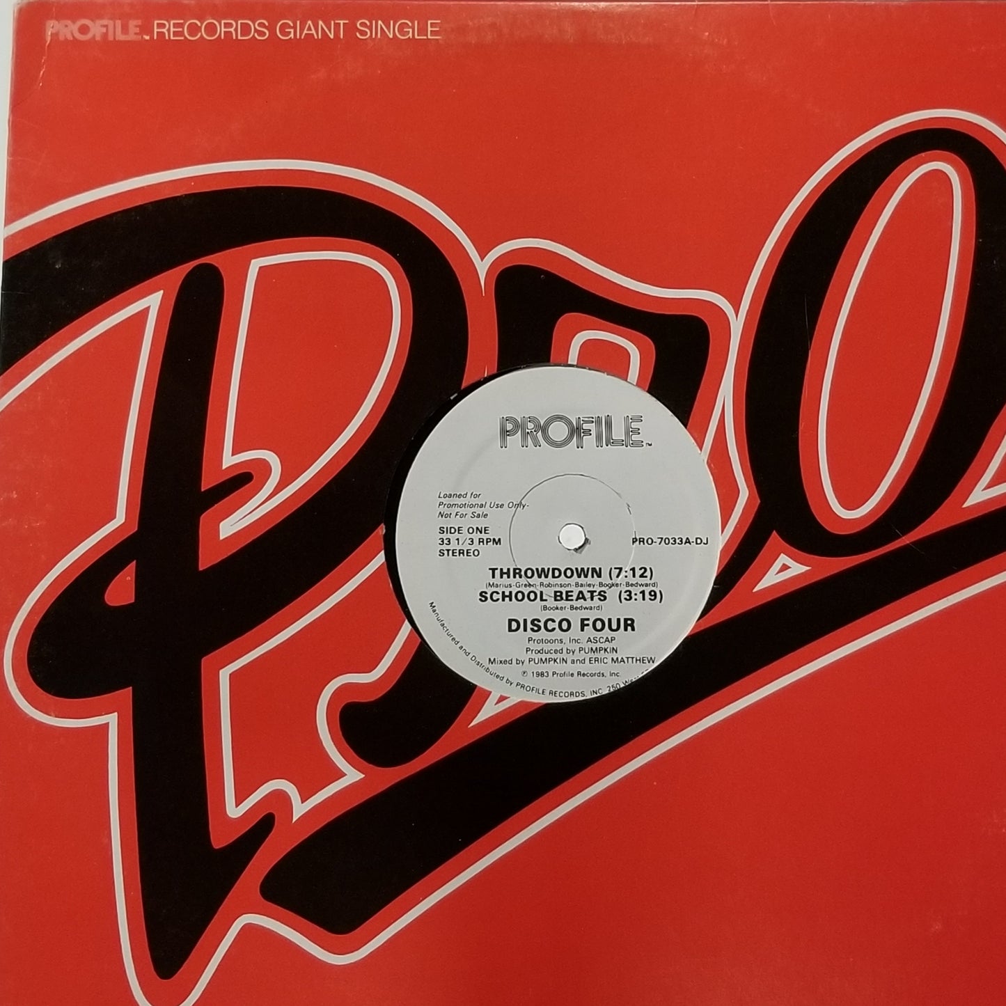 Disco Four - "Throwdown" / "School Beats"