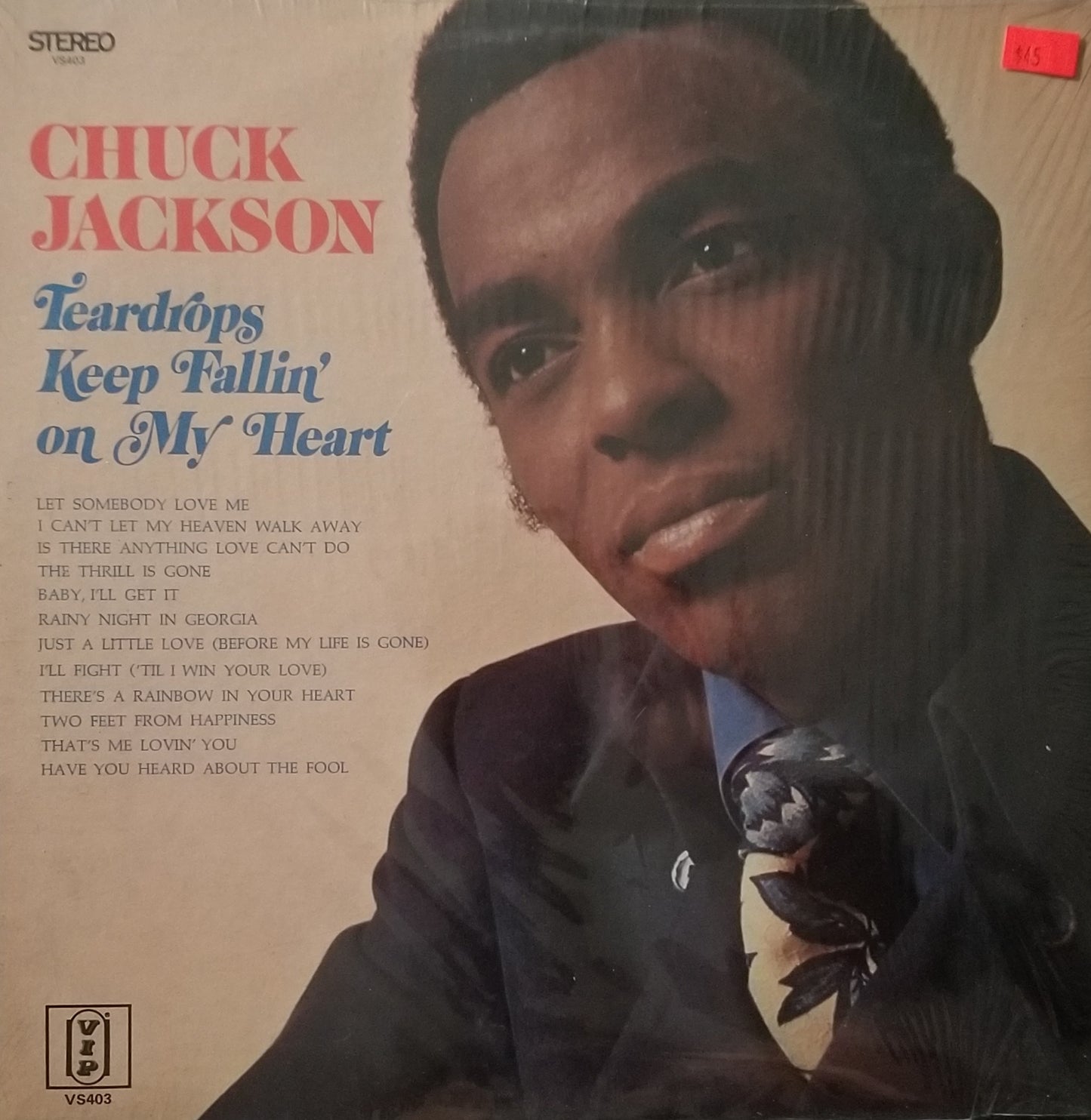 Chuck Jackson -Teardrops Keep Fallin' on My Heart