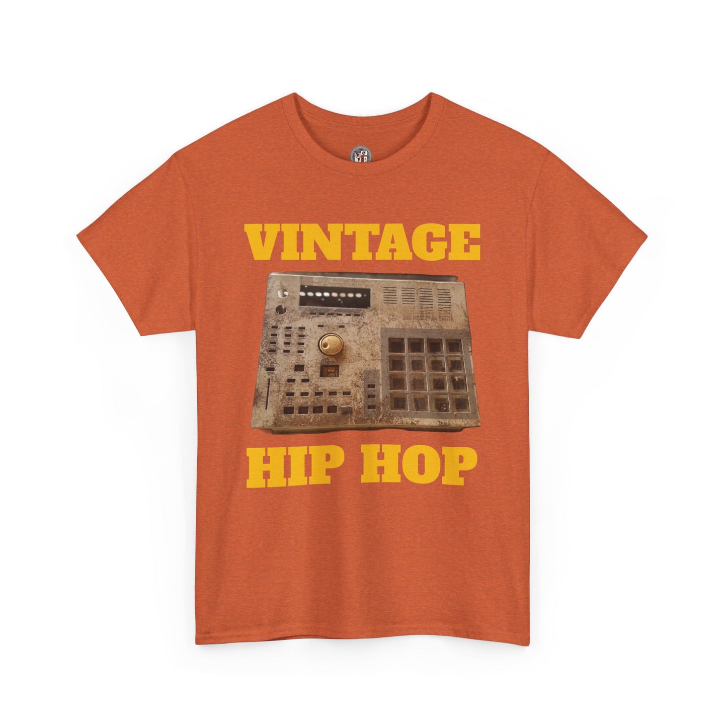 Vintage Hip Hop Beat Machine T-Shirt Unisex Heavy Cotton Tee