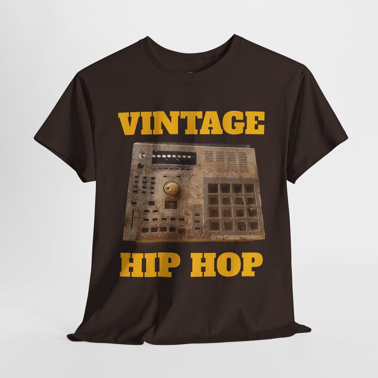 Vintage Hip Hop Beat Machine T-Shirt Unisex Heavy Cotton Tee