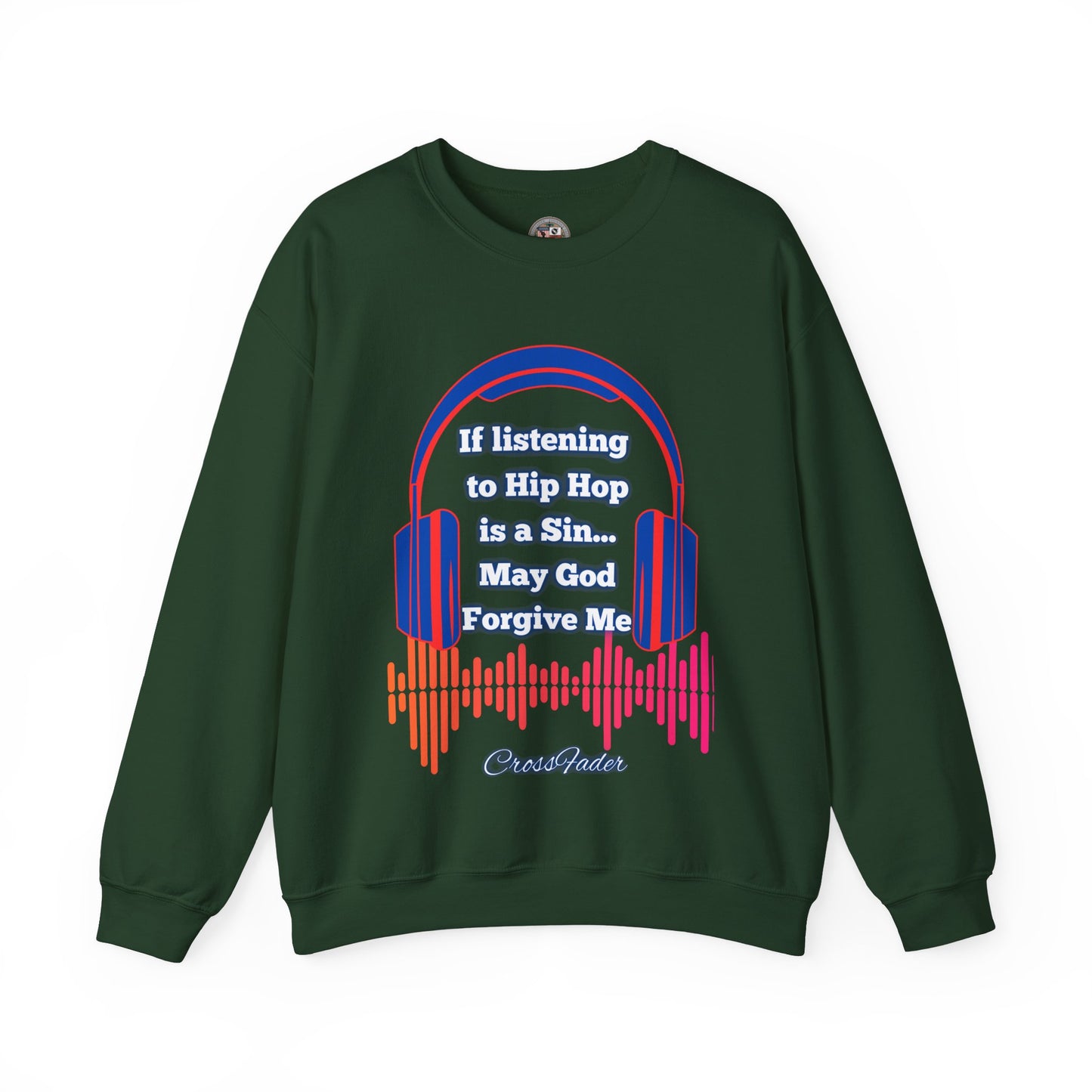 May God Forgive Me Unisex Heavy Blend™ Crewneck Sweatshirt