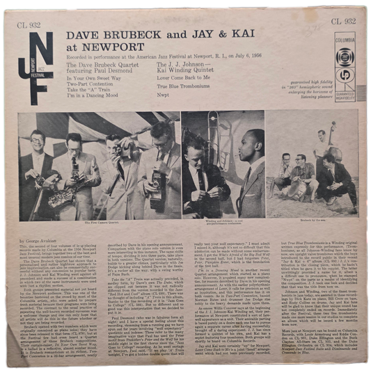 Dave Brubeck - Jay And Kai At Newport (Vinyl LP)
