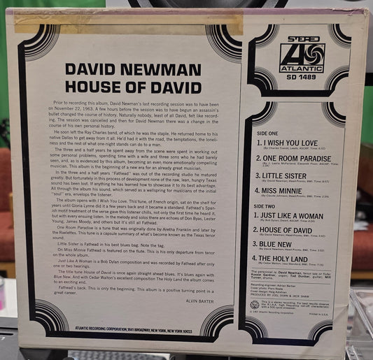 David Newman - House of David (Vinyl LP)