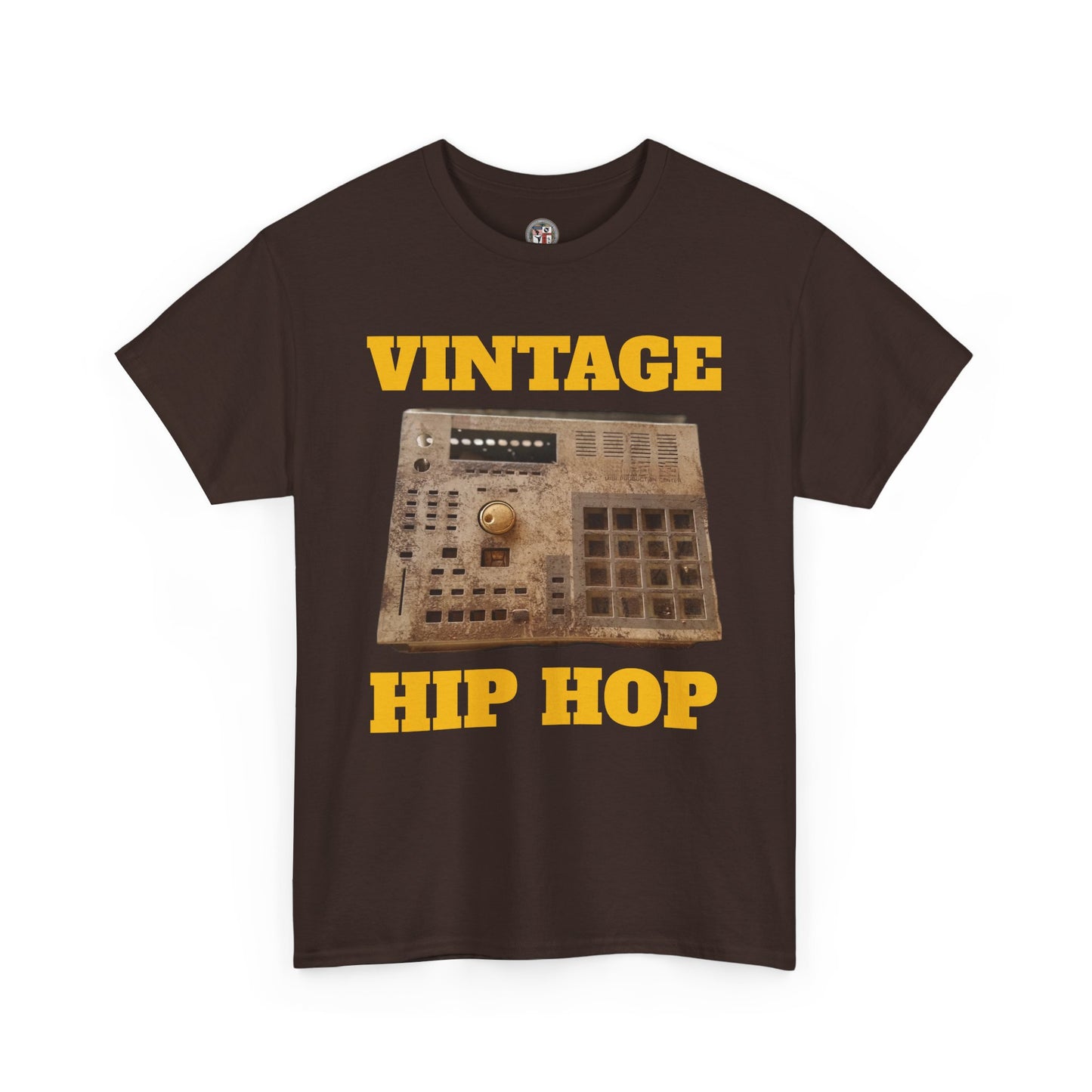 Vintage Hip Hop Beat Machine T-Shirt Unisex Heavy Cotton Tee