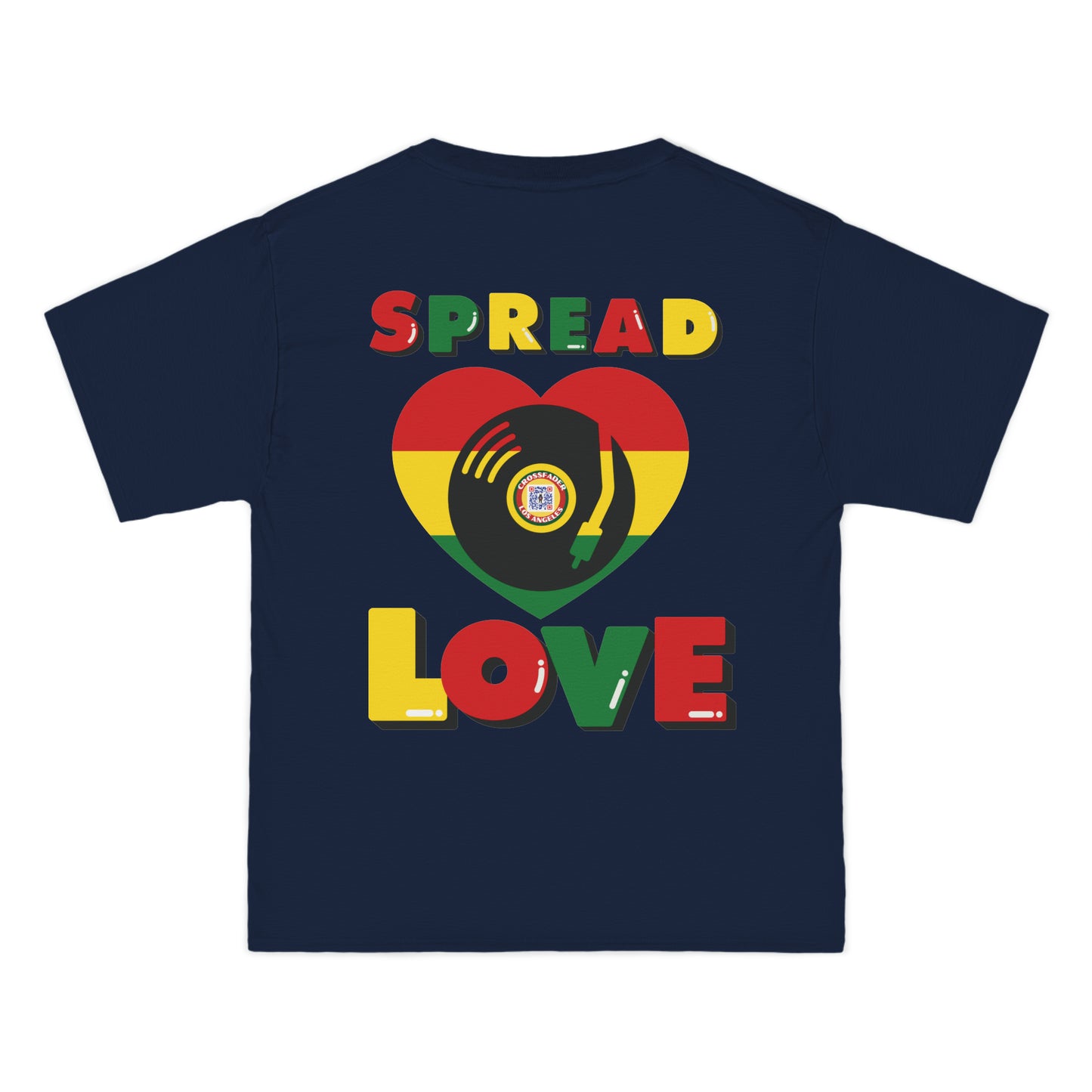 Spread Love Remix Tee Beefy-T®  Short-Sleeve T-Shirt