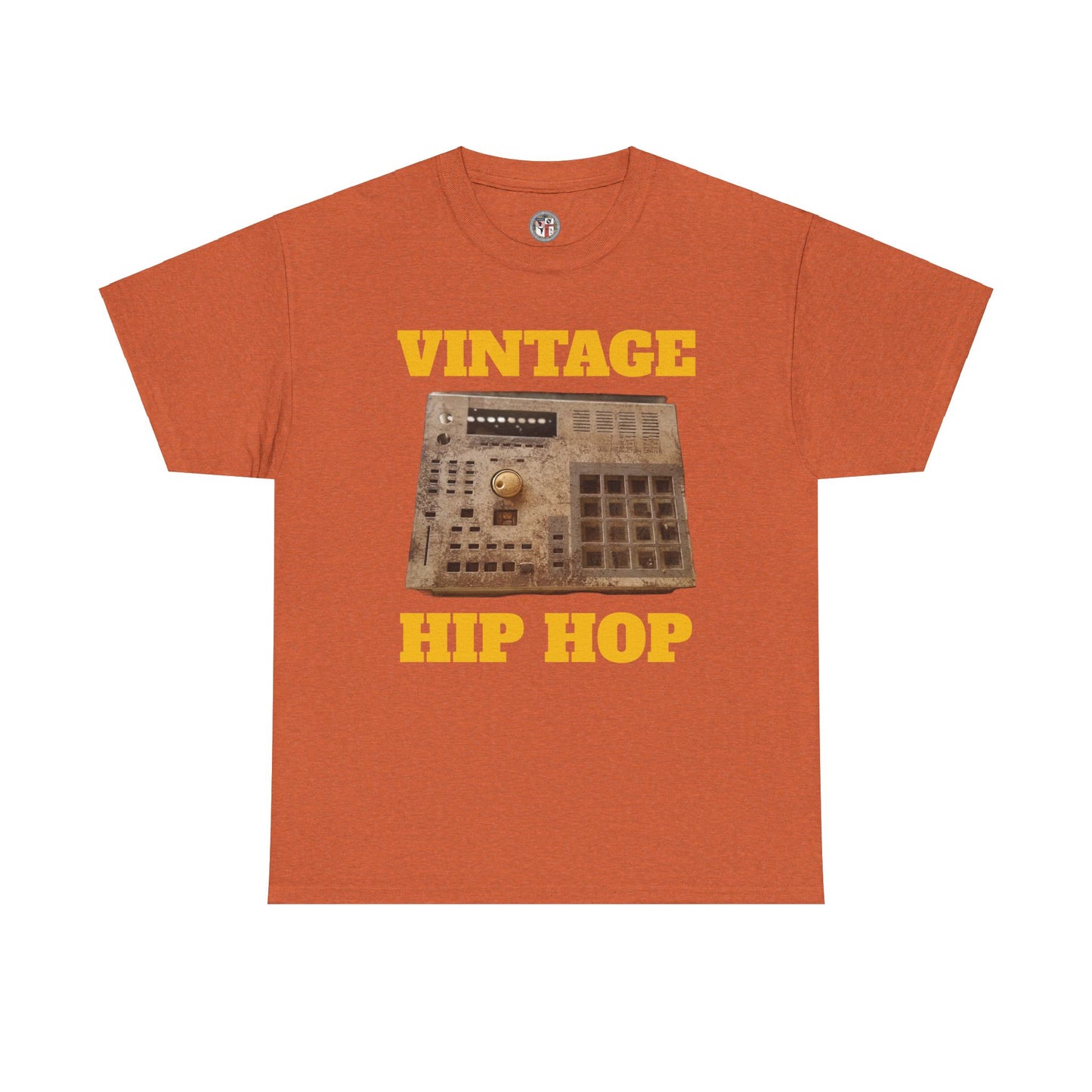 Vintage Hip Hop Beat Machine T-Shirt Unisex Heavy Cotton Tee