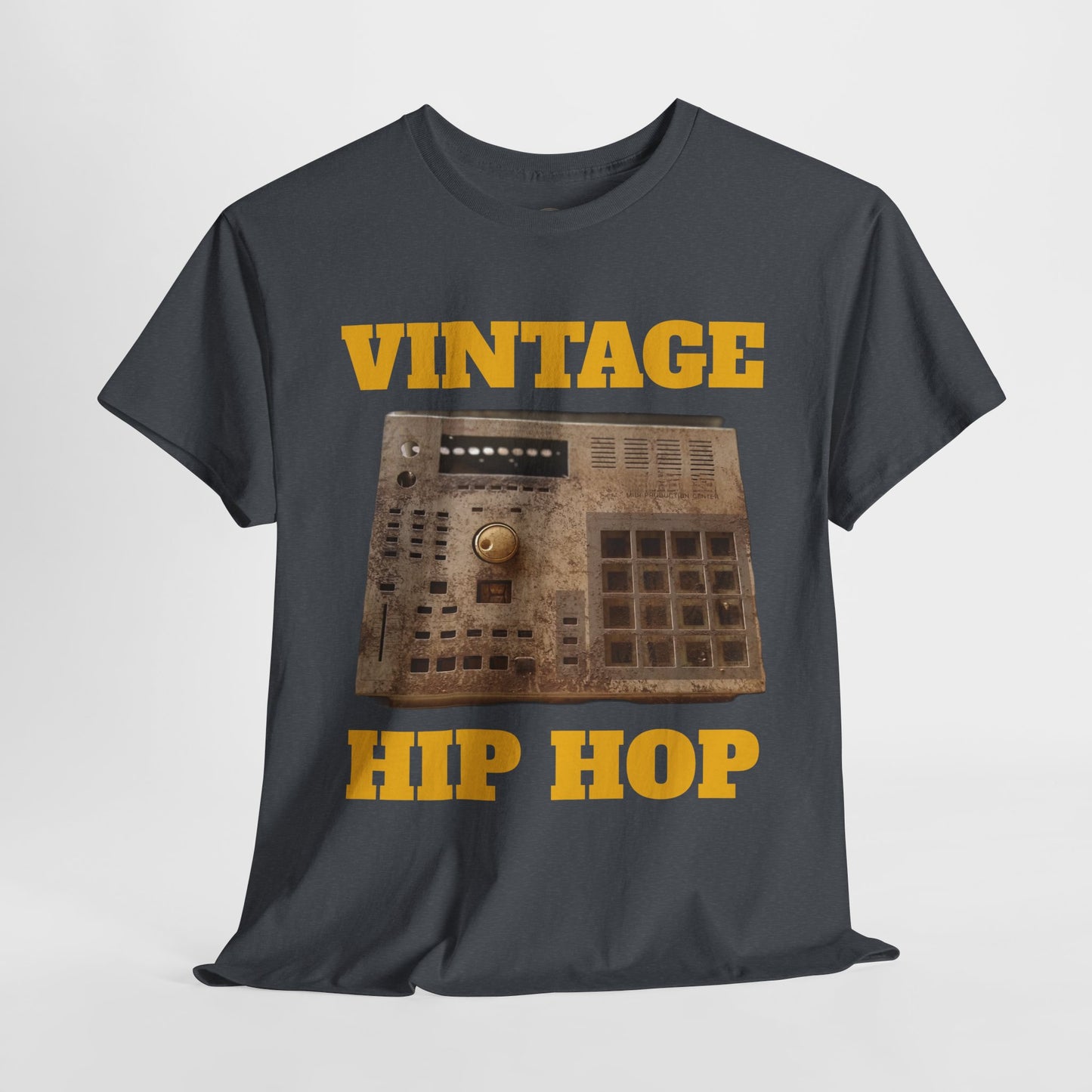 Vintage Hip Hop Beat Machine T-Shirt Unisex Heavy Cotton Tee