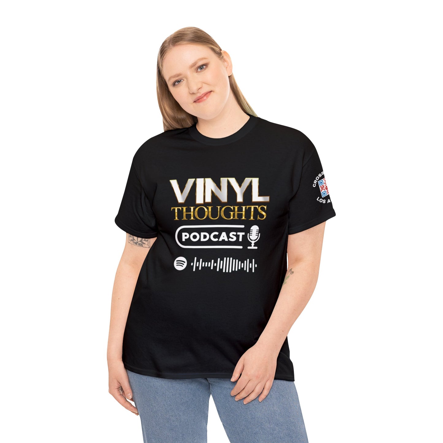 VINYL THOUGHTS PODCAST T -SHIRT