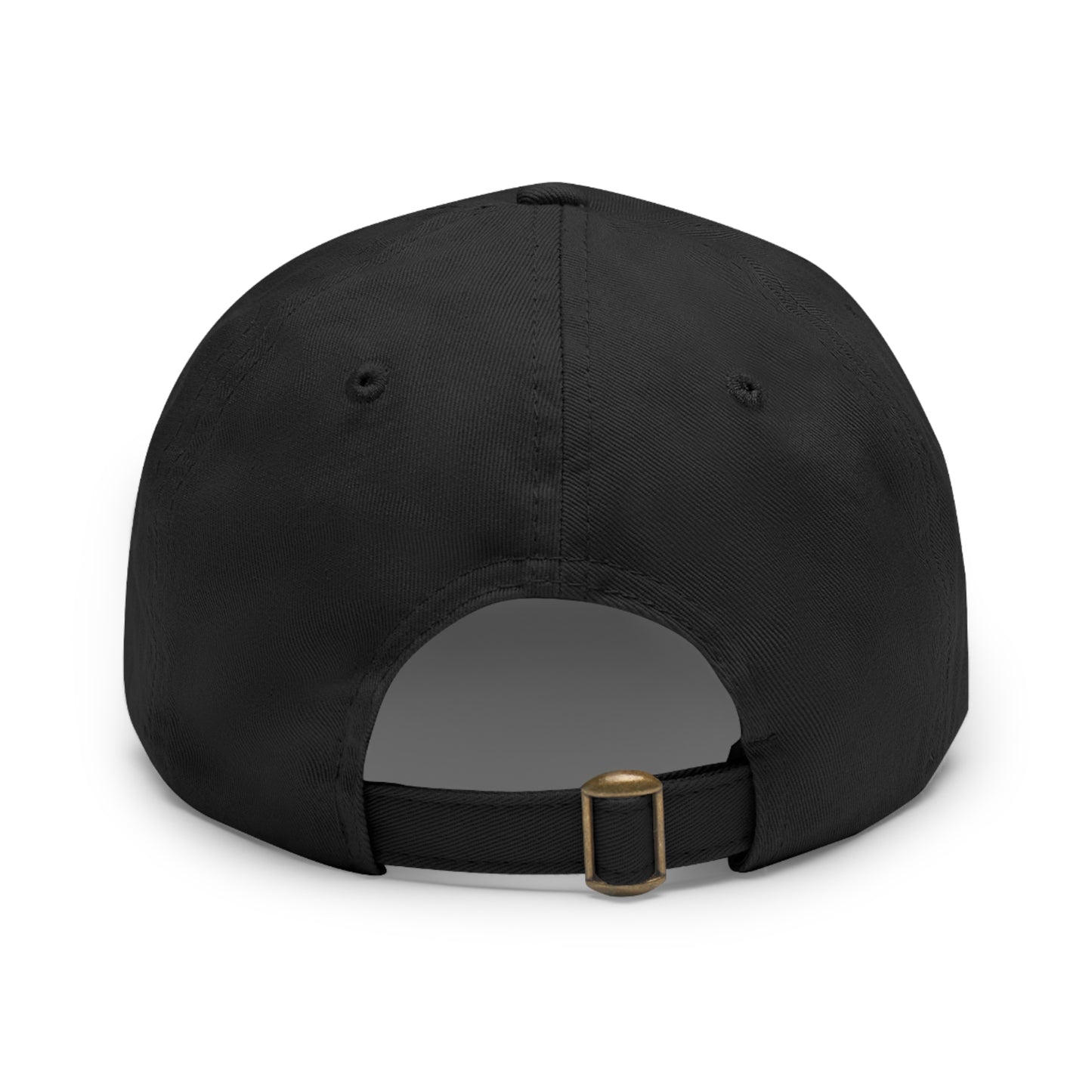 VINYL THOUGHTS PODCAST Hat with Leather Patch (Rectangle)