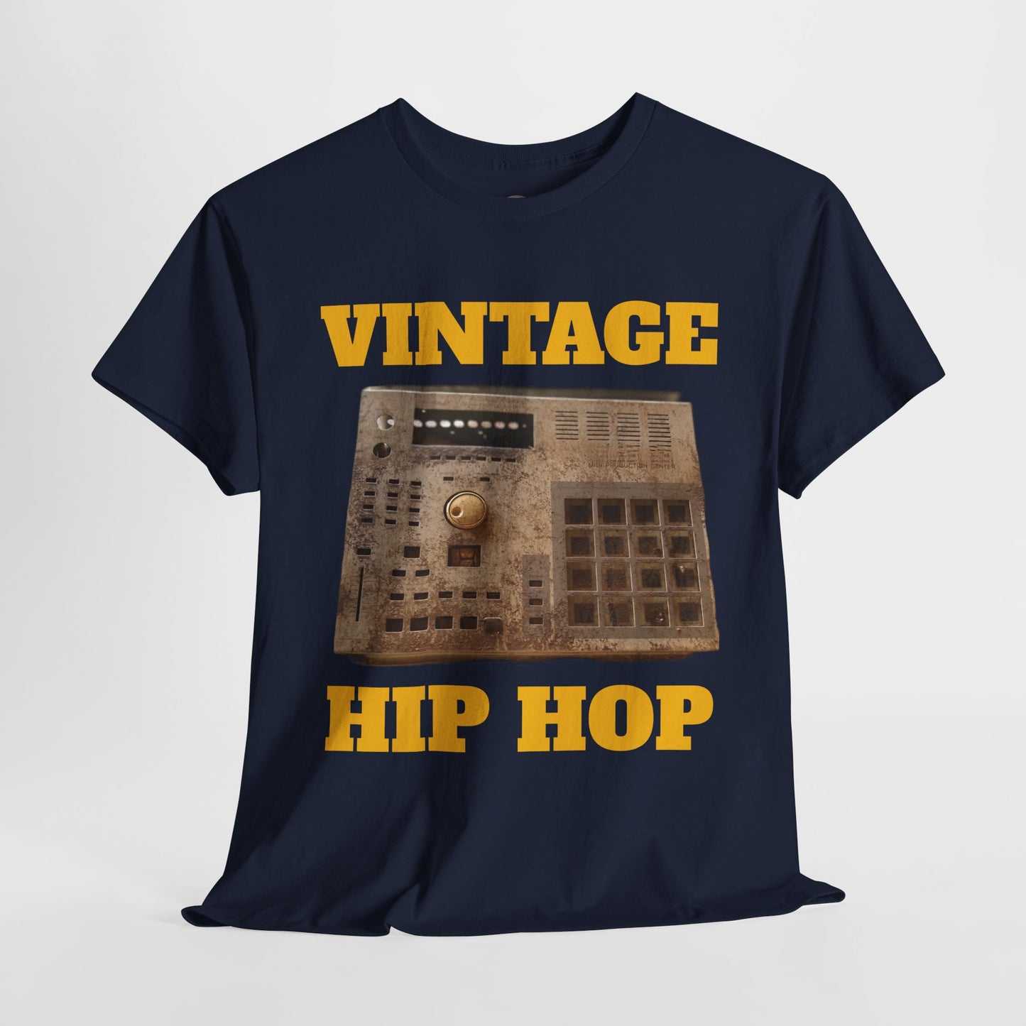 Vintage Hip Hop Beat Machine T-Shirt Unisex Heavy Cotton Tee