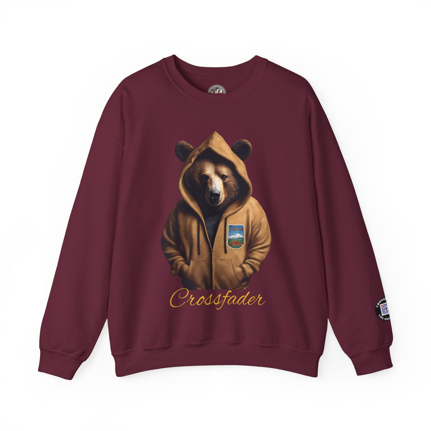 Crossfader California Bear Sweatshirt Unisex Heavy Blend™ Crewneck Sweatshirt