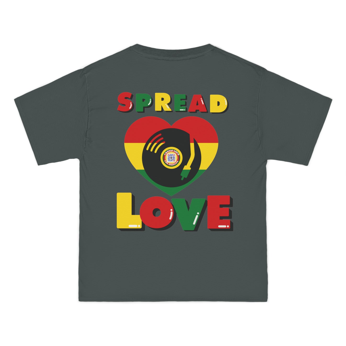 Spread Love Remix Tee Beefy-T®  Short-Sleeve T-Shirt