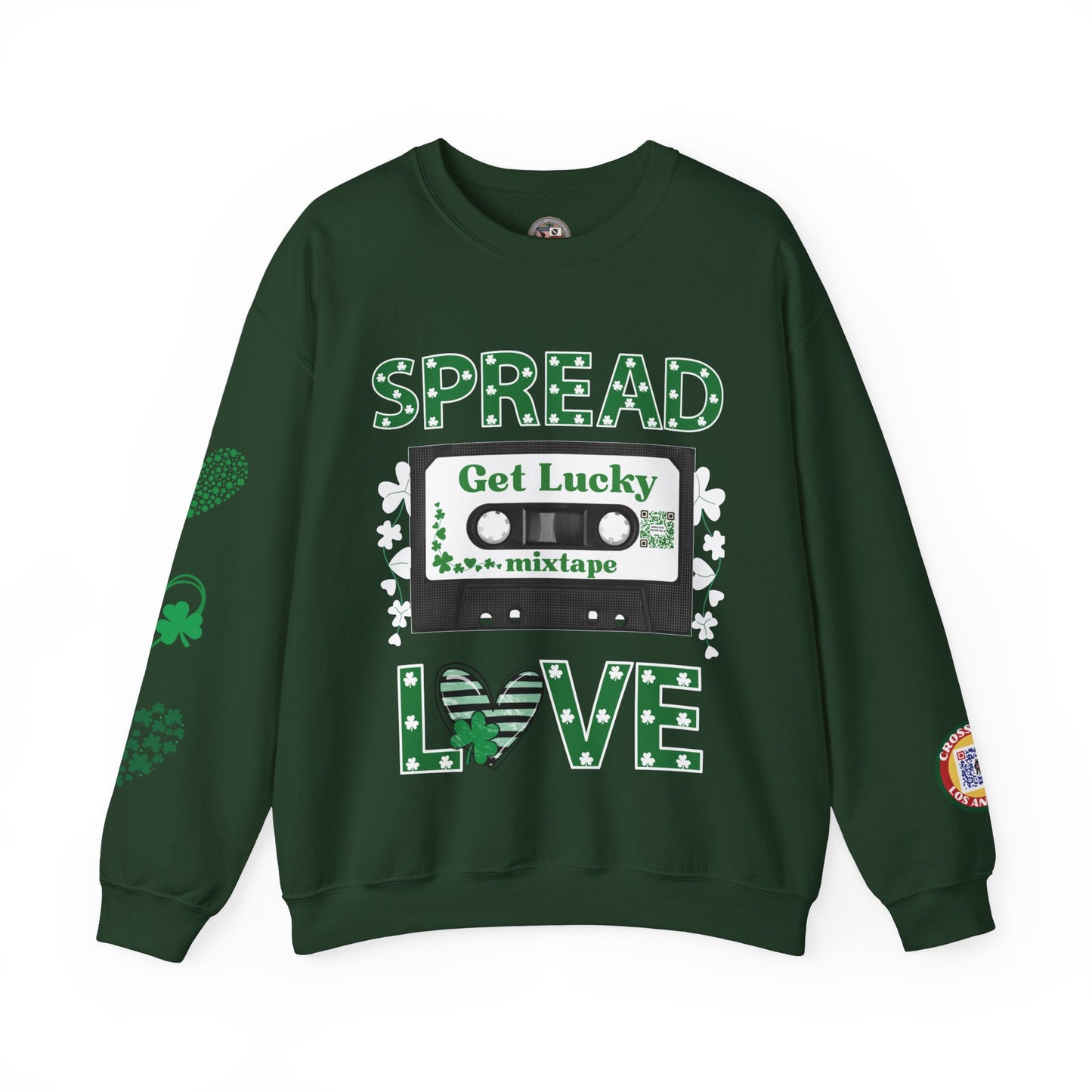 SPREAD LOVE MIXTAPE MARCH EDITION Unisex Heavy Blend™ Crewneck Sweatshirt