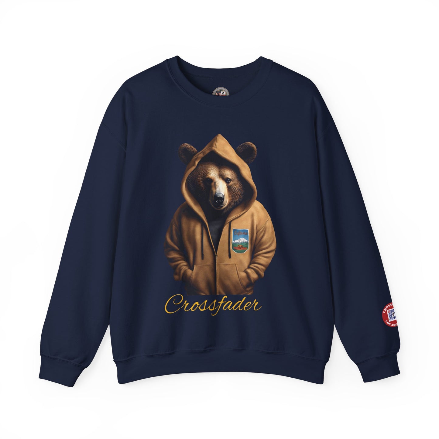 Crossfader California Bear Sweatshirt Unisex Heavy Blend™ Crewneck Sweatshirt