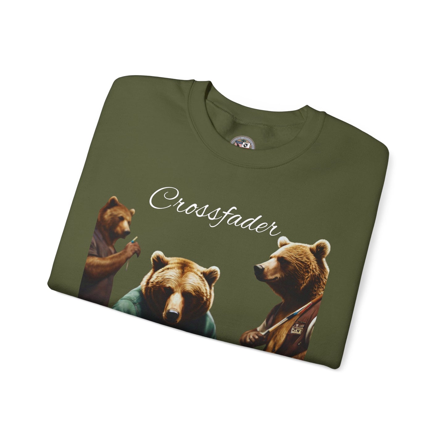 California Bears Playing Pool Unisex Heavy Blend™ Crewneck Sweatshirt