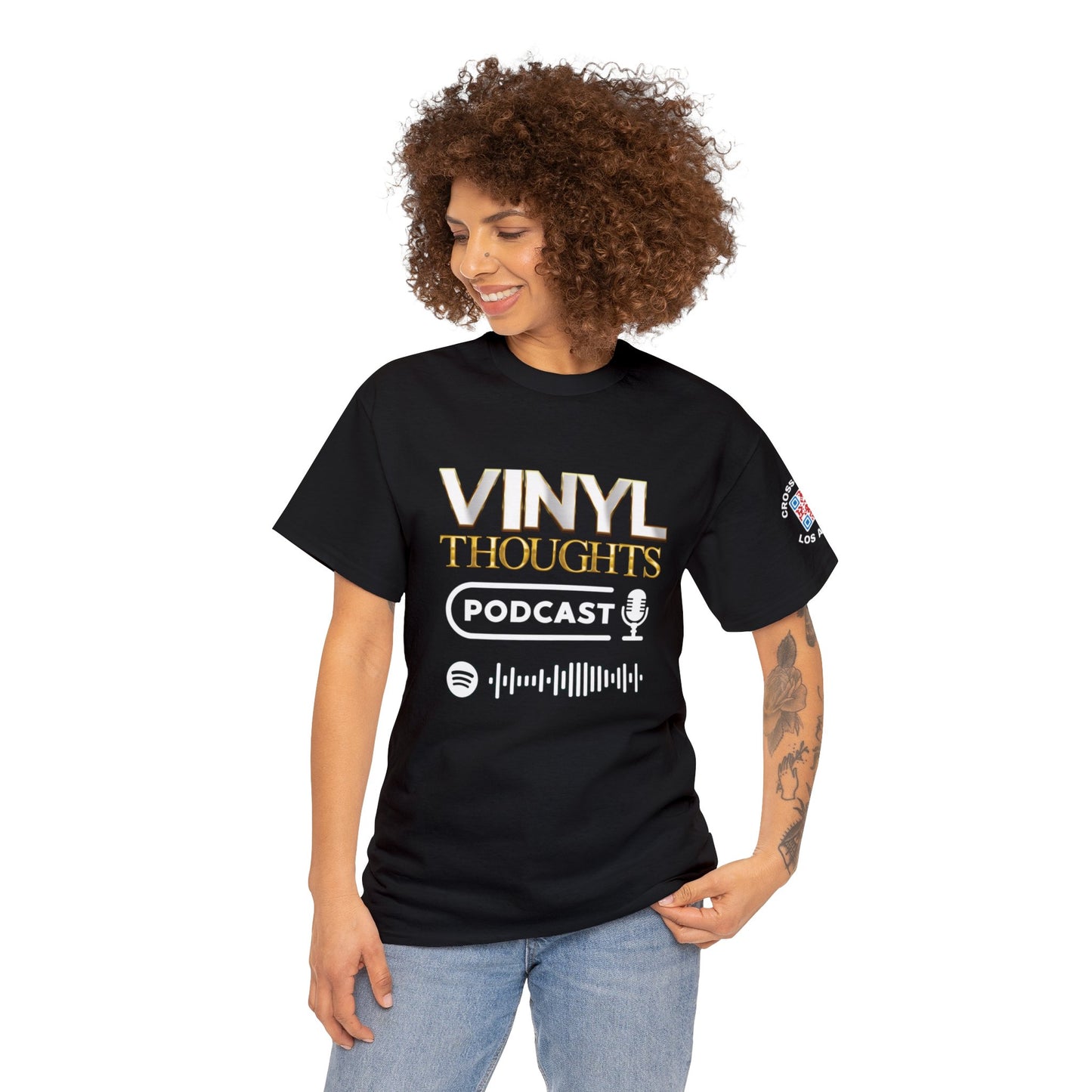 VINYL THOUGHTS PODCAST T -SHIRT