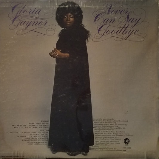 Gloria Gaynor - Never Can Say Goodbye