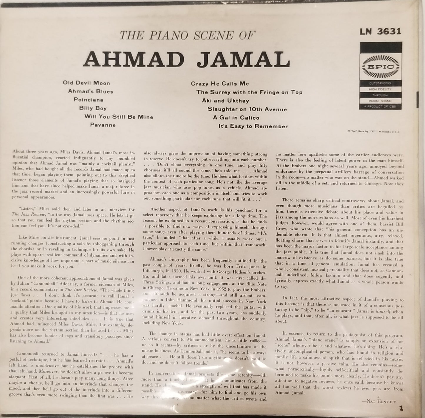 Ahmad Jamal - Poinciana