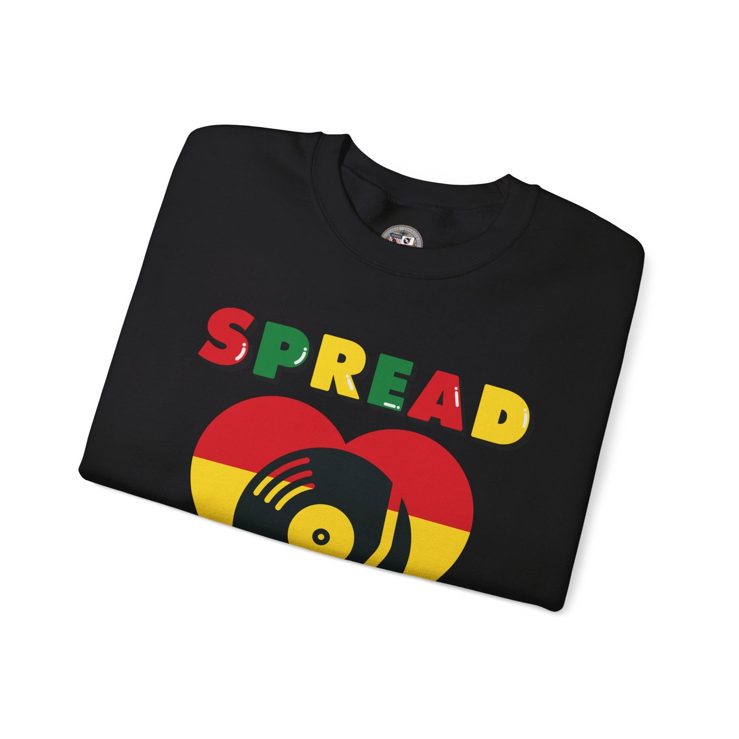 SPREAD LOVE VINYL EDITION Unisex Heavy Blend™ Crewneck Sweatshirt