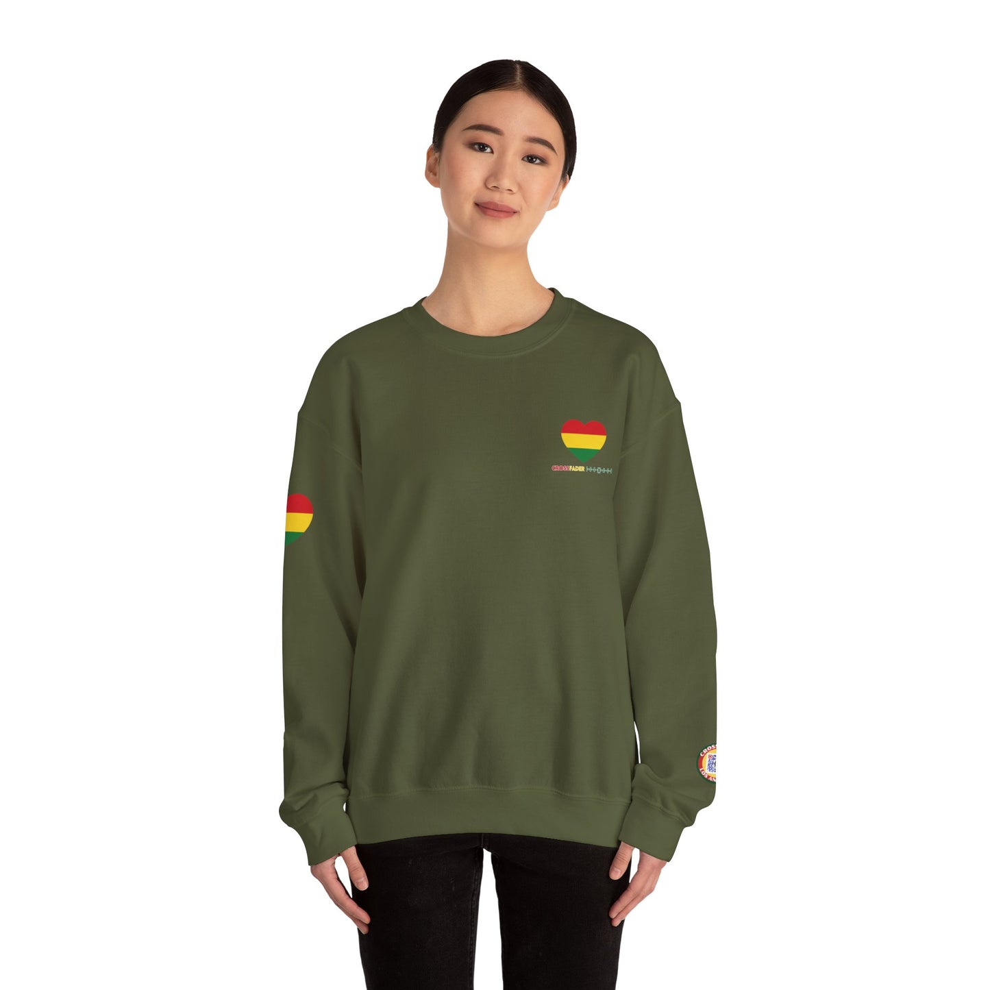 SPREAD LOVE VINYL EDITION B SIDE  Unisex Heavy Blend™ Crewneck Sweatshirt