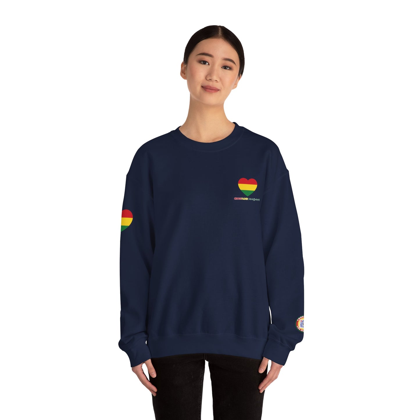 SPREAD LOVE VINYL EDITION B SIDE  Unisex Heavy Blend™ Crewneck Sweatshirt