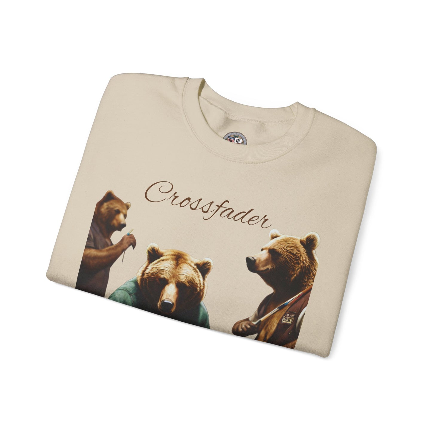 California Bears Playing Pool Unisex Heavy Blend™ Crewneck Sweatshirt