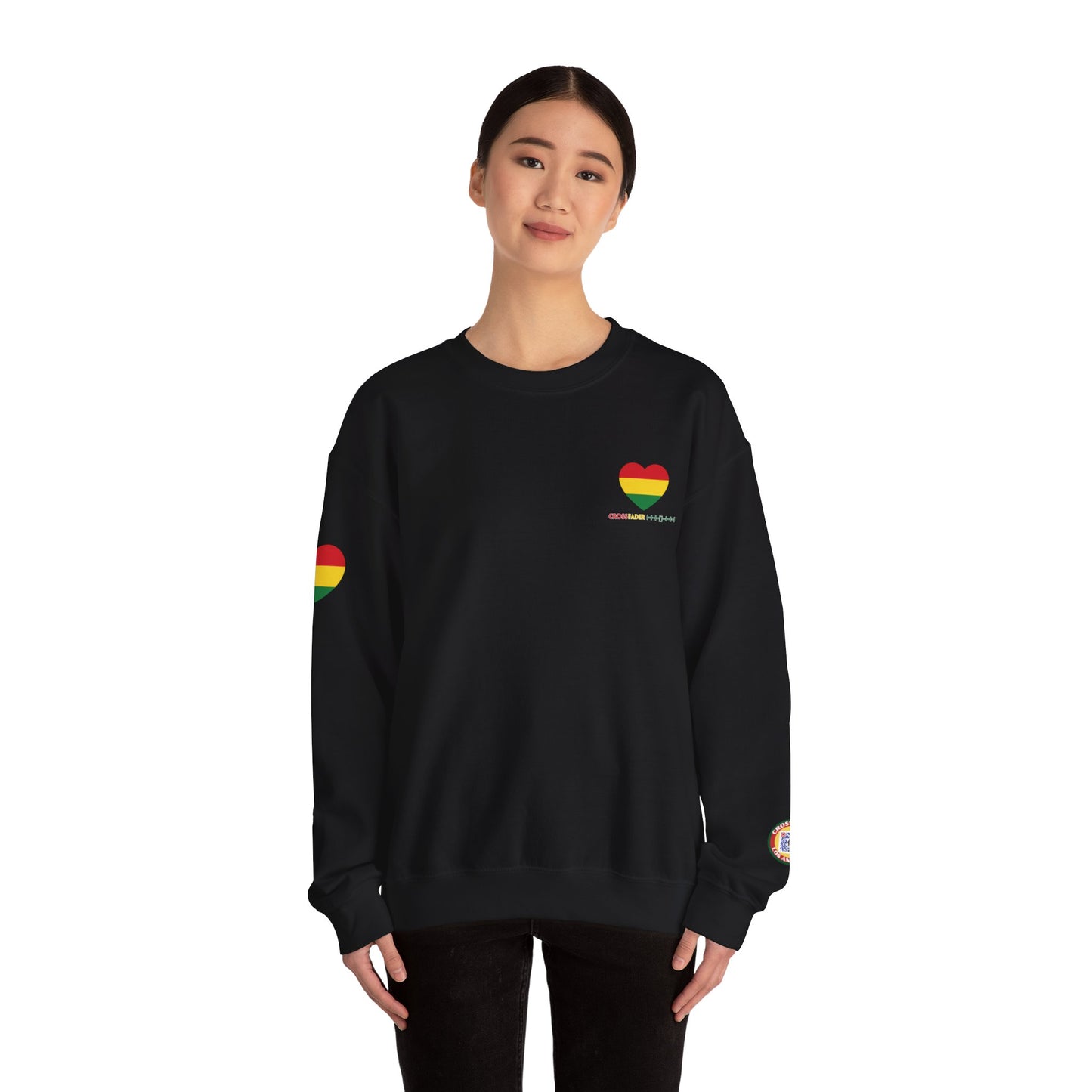 SPREAD LOVE VINYL EDITION B SIDE  Unisex Heavy Blend™ Crewneck Sweatshirt