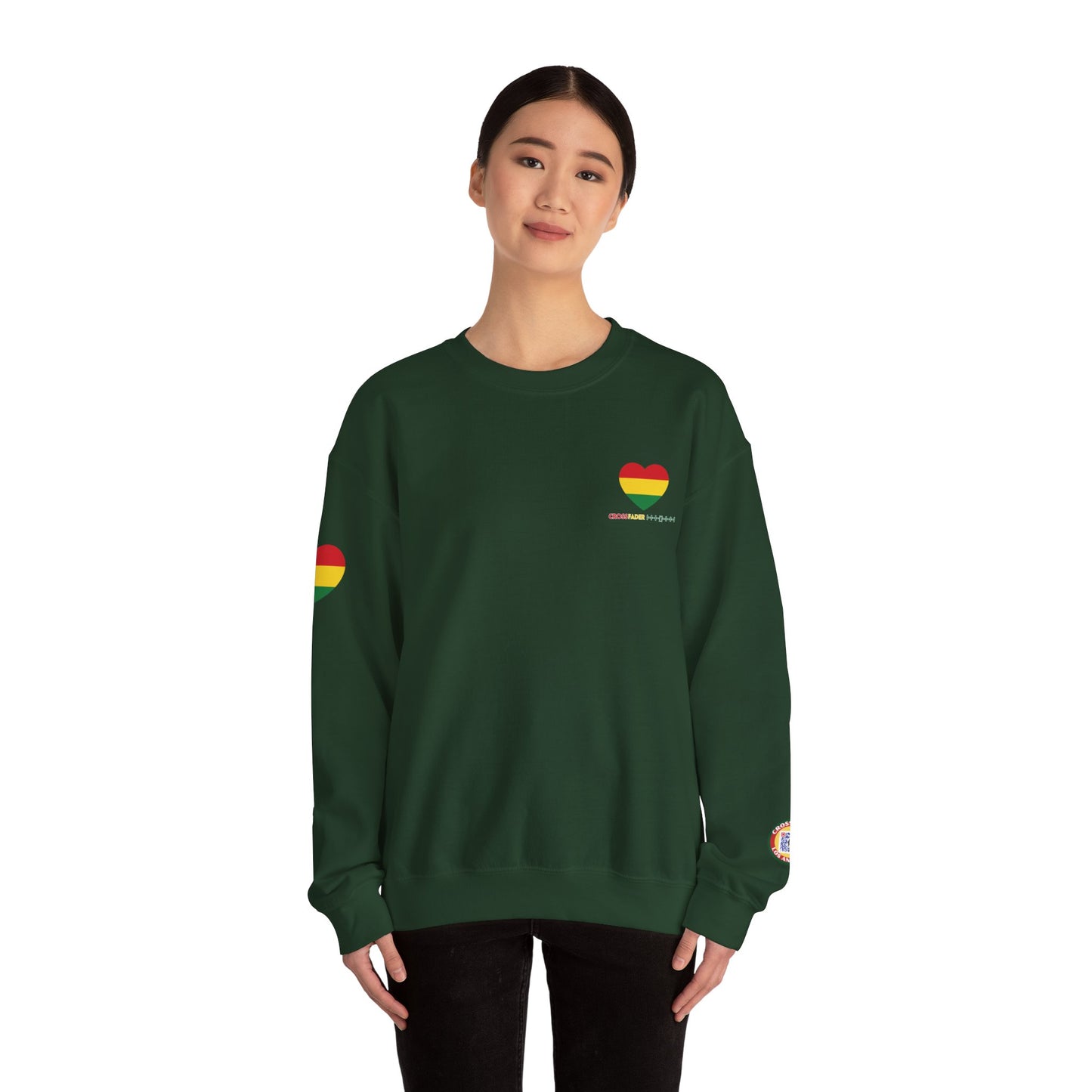 SPREAD LOVE VINYL EDITION B SIDE  Unisex Heavy Blend™ Crewneck Sweatshirt