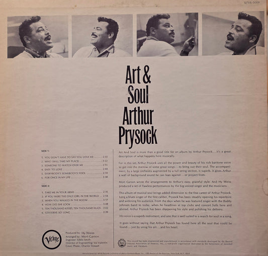 Arthur Prysock - Art & Soul