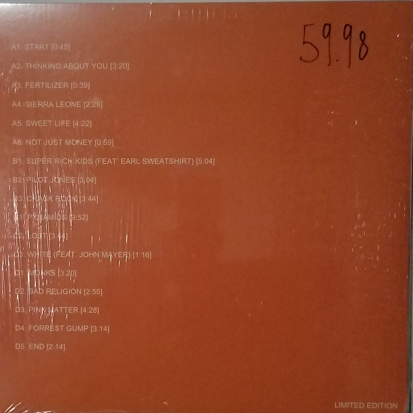 Frank Ocean - channel ORANGE