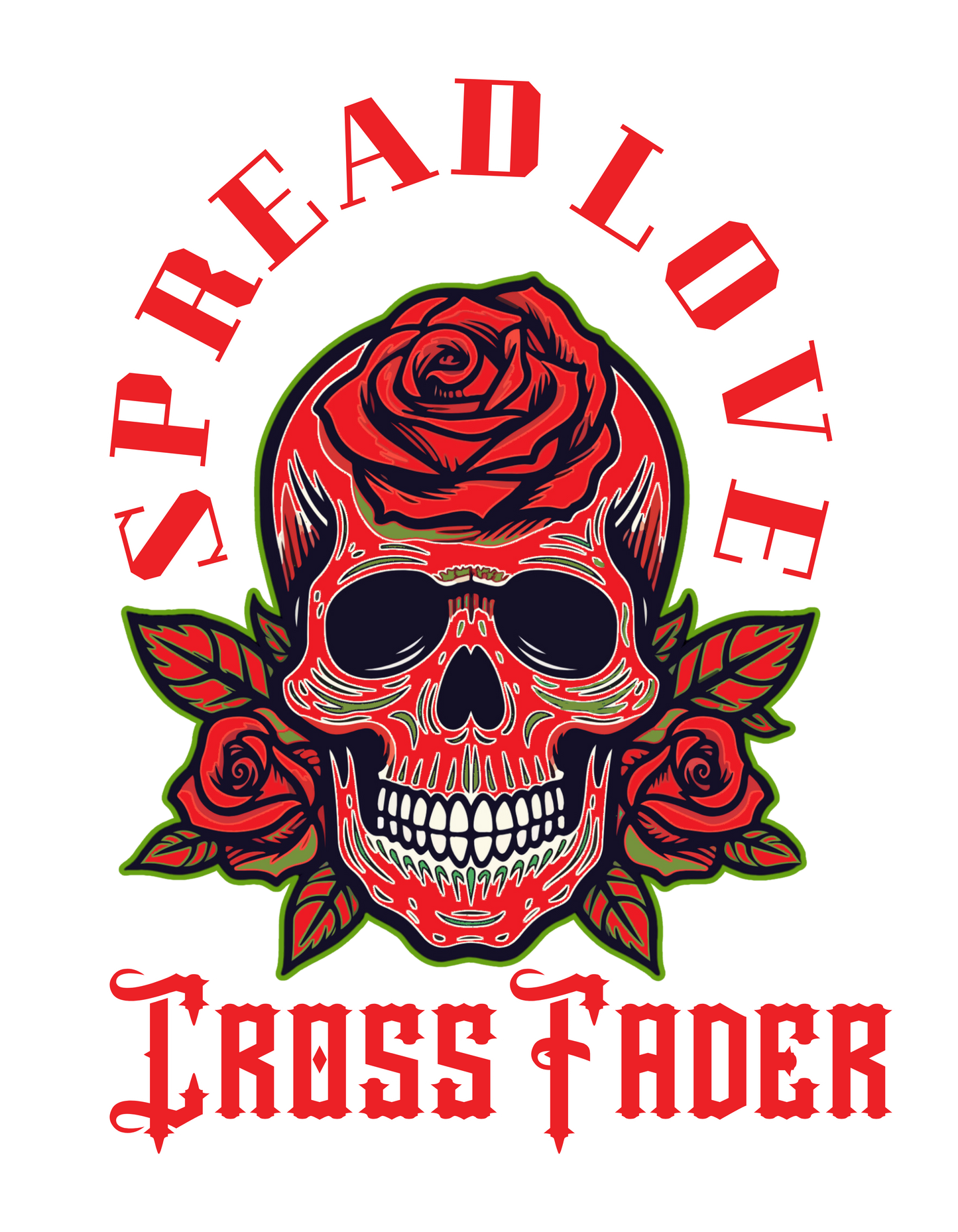 CrossFader Spread Love Skull