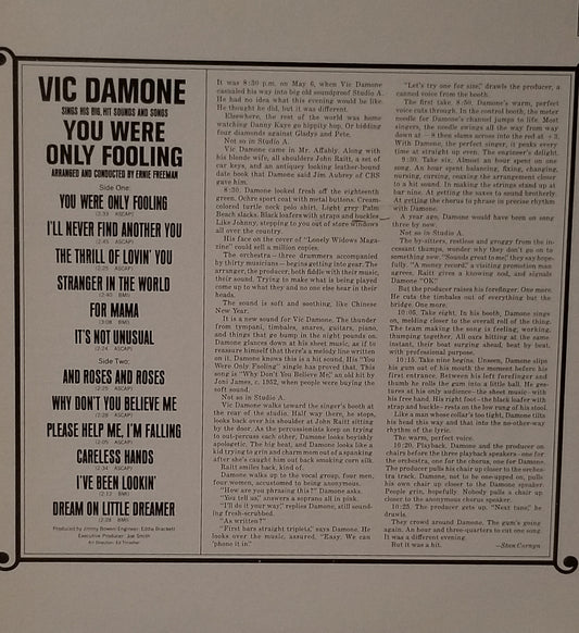 Vic Damone - You Were Only Fooling