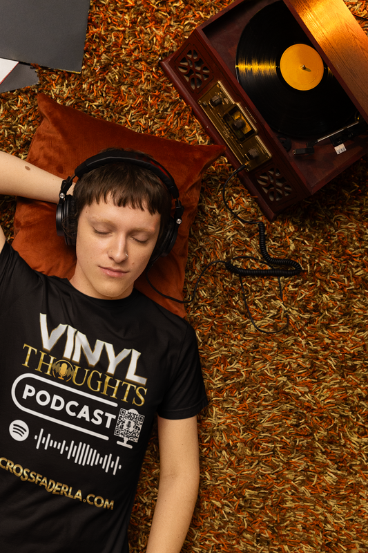 VINYL THOUGHTS PODCAST T -SHIRT