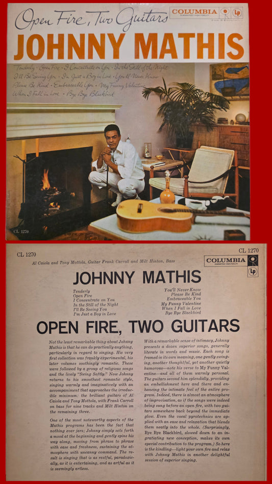 "Open Fire, Two Guitars" by Johnny Mathis