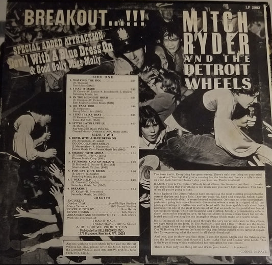 Mitch Ryder and The Detroit Wheels - Breakout...!!!