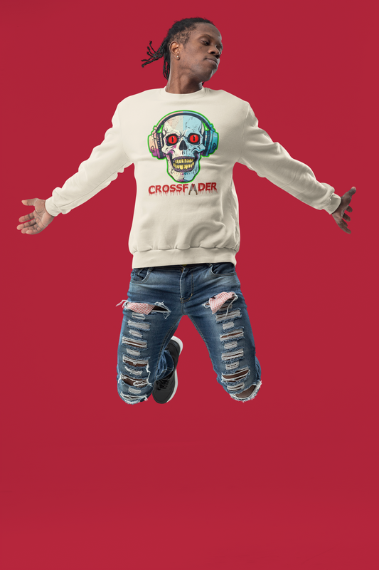 CROSSFADER SKULL W HEADPHONE Sweatshirt